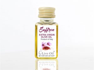 Saffron Natural Extra Virgin Olive Oil - Single Serve Dressing, Live Oil