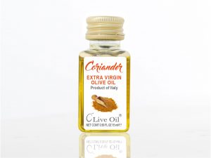 Coriander Natural Extra Virgin Olive Oil - Single Serve Dressing, Live Oil