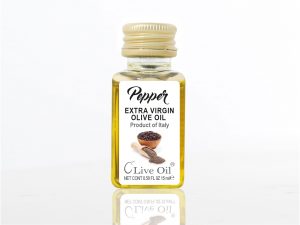 Black Pepper Natural Extra Virgin Olive Oil - Single Serve Dressing, Live Oil