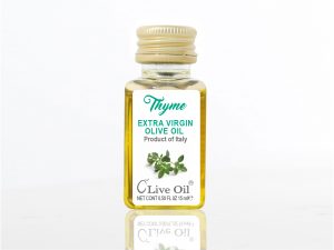Thyme Natural Extra Virgin Olive Oil - Single Serve Dressing, Live Oil
