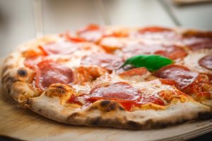 Pizza con pepperoni