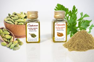 Cardamom and Coriander Extra Virgin Olive Oil - Single Serve Dressing, Live Oil