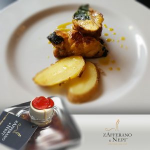 pollo, chicken, saffron, zafferano, broccoli, patate, potatoes, birra, beer, wine, vino, cascinone