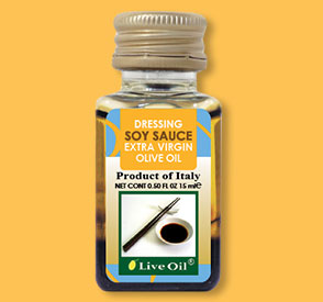 soy sauce dressing, live oil