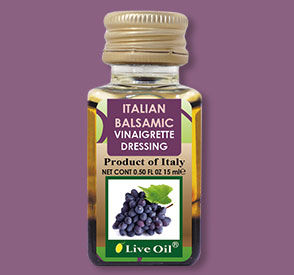 Balsamic vinaigrette, Live Oil